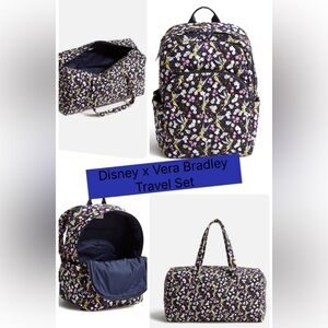 Vera Bradley x Disney Essential Large Backpack & Duffel Bag Set